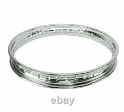 19 Front And Rear Steel Wheel Rim Pair For 40 Spokes Fits for Royal Enfield