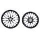 19 Front Wheel Rim & 18 Rear Wheel Rim Fit For Harley Electra Glide 08-23 ABS