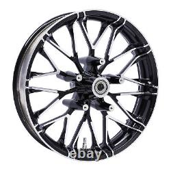 19 Front Wheel Rim & 18 Rear Wheel Rim Fit For Harley Electra Glide 08-23 ABS