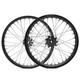 19 x 1.6 + 18 x 2.15 Front Rear Wheel Set Black For Talaria Sting MX5