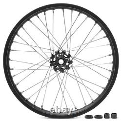 19 x 1.6 + 18 x 2.15 Front Rear Wheel Set Black For Talaria Sting MX5
