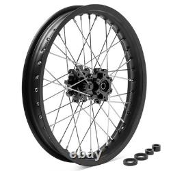 19 x 1.6 + 18 x 2.15 Front Rear Wheel Set Black For Talaria Sting MX5