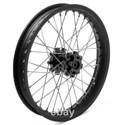 19 x 1.6 + 18 x 2.15 Front Rear Wheel Set Black For Talaria Sting MX5