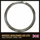 19x1.85 wm2 40 hole chrome motorcycle rim wheel front rear