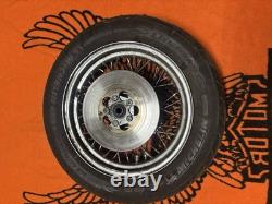 1Harley Davidson Shovelhead 16x3 Dual Flange Wheel And Tire