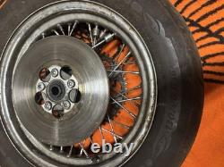 1Harley Davidson Shovelhead 16x3 Dual Flange Wheel And Tire