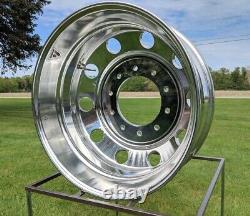 1 19.5 X 6 Accuride Wheels Dodge Ram 4500/ 5500 10 Lug Polished Front/rear Ford