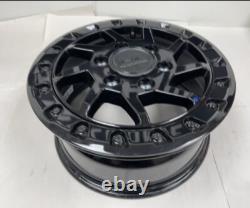 1-2024-2025 CAN AM MAVERICK R WHEEL FRONT OR REAR 16x7 BLACK BEADLOCK 1 MILE