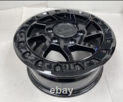 1-2024 CAN AM MAVERICK R WHEEL FRONT OR REAR 16x7 BLACK BEADLOCK 2 MILES