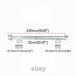 1.40x14 Front 60/100-14 & 1.85x12 Rear 80/100-12 Tire Wheel Rim kit for Pit bike