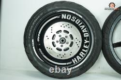 2000 Harley Softail FXSTD Deuce Front Rear Wheel Rim Tire 130/60B21, 150/70R18