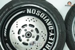 2000 Harley Softail FXSTD Deuce Front Rear Wheel Rim Tire 130/60B21, 150/70R18