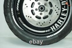 2000 Harley Softail FXSTD Deuce Front Rear Wheel Rim Tire 130/60B21, 150/70R18