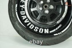 2000 Harley Softail FXSTD Deuce Front Rear Wheel Rim Tire 130/60B21, 150/70R18