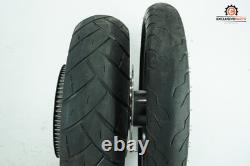 2000 Harley Softail FXSTD Deuce Front Rear Wheel Rim Tire 130/60B21, 150/70R18