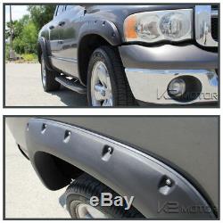 2002-2008 Ram 1500 2003-2009 Ram 2500/3500 Matte Pocket Wheel Fender Flares