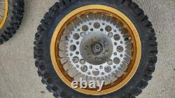 2002 2023 Kawasaki KX65 Excel Gold Wheel Rim Set Assembly Tires
