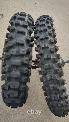 2002 2023 Kawasaki KX65 Excel Gold Wheel Rim Set Assembly Tires