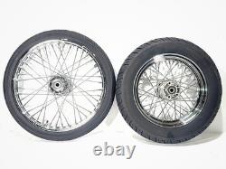 2003 Harley Dyna Wide Glide FXDWG OEM Front Rear Wheel Rim Tire Spoked 16 21 2003 Harley Dyna Wide Glide FXDWG OEM Front Rear Wheel Rim Tire Spoked 16 21