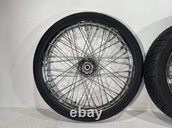 2003 Harley Dyna Wide Glide FXDWG OEM Front Rear Wheel Rim Tire Spoked 16 21