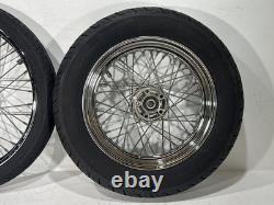 2003 Harley Dyna Wide Glide FXDWG OEM Front Rear Wheel Rim Tire Spoked 16 21 2003 Harley Dyna Wide Glide FXDWG OEM Front Rear Wheel Rim Tire Spoked 16 21