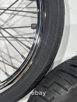 2003 Harley Dyna Wide Glide FXDWG OEM Front Rear Wheel Rim Tire Spoked 16 21