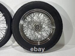 2003 Harley Dyna Wide Glide FXDWG OEM Front Rear Wheel Rim Tire Spoked 16 21