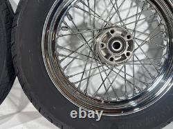 2003 Harley Dyna Wide Glide FXDWG OEM Front Rear Wheel Rim Tire Spoked 16 21
