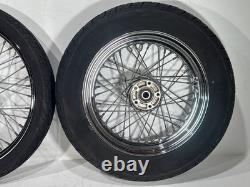 2003 Harley Dyna Wide Glide FXDWG OEM Front Rear Wheel Rim Tire Spoked 16 21