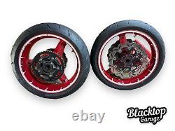 2004 2005 Suzuki Gsxr600 Gsxr750 Wheel Set Front & Rear Red & White