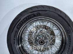 2005 Harley Softail Standard FXST OEM Front Rear Wheel Rim Tire Spoked