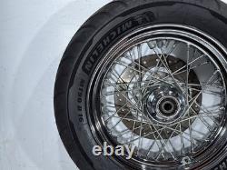 2005 Harley Softail Standard FXST OEM Front Rear Wheel Rim Tire Spoked