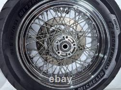 2005 Harley Softail Standard FXST OEM Front Rear Wheel Rim Tire Spoked