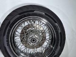 2005 Harley Softail Standard FXST OEM Front Rear Wheel Rim Tire Spoked