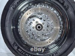 2005 Harley Softail Standard FXST OEM Front Rear Wheel Rim Tire Spoked