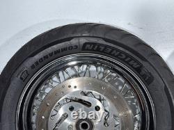 2005 Harley Softail Standard FXST OEM Front Rear Wheel Rim Tire Spoked
