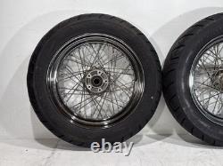 2006 Harley Touring Electra Glide Classic Front Rear Wheel Rim Tire Spoked 16