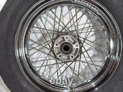 2006 Harley Touring Electra Glide Classic Front Rear Wheel Rim Tire Spoked 16