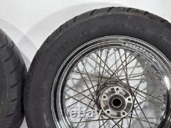 2006 Harley Touring Electra Glide Classic Front Rear Wheel Rim Tire Spoked 16