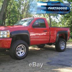 2007-2014 Chevy Silverado 1500 Ls Lt Pocket Rivet Style Wheel Well Fender Flares