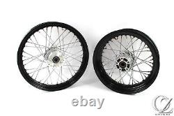 2009 09 Harley Dyna Street Bob FXDB OEM Front Rear Rim Wheel Set 17 19