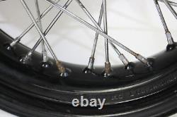 2009 09 Harley Dyna Street Bob FXDB OEM Front Rear Rim Wheel Set 17 19