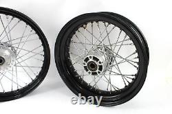 2009 09 Harley Dyna Street Bob FXDB OEM Front Rear Rim Wheel Set 17 19