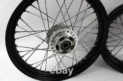 2009 09 Harley Dyna Street Bob FXDB OEM Front Rear Rim Wheel Set 17 19