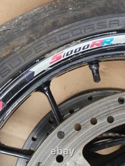 2009 2014 BMW S1000RR OEM Front Wheel Rim Straight Damaged
