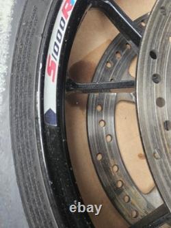 2009 2014 BMW S1000RR OEM Front Wheel Rim Straight Damaged