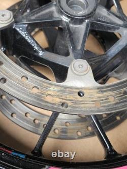 2009 2014 BMW S1000RR OEM Front Wheel Rim Straight Damaged