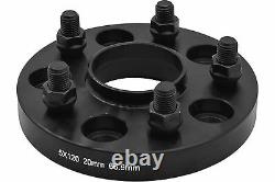 2010-2016 Chevy Camaro Black Hub Centric 20 MM Thick Wheel Spacers Adapters