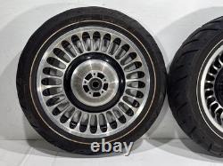 2010 Harley Electra Glide Ultra FLHTCU Front & Rear Wheel Rim Tire 16 17