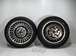 2010 Harley Electra Glide Ultra FLHTCU Front & Rear Wheel Rim Tire 16 17
